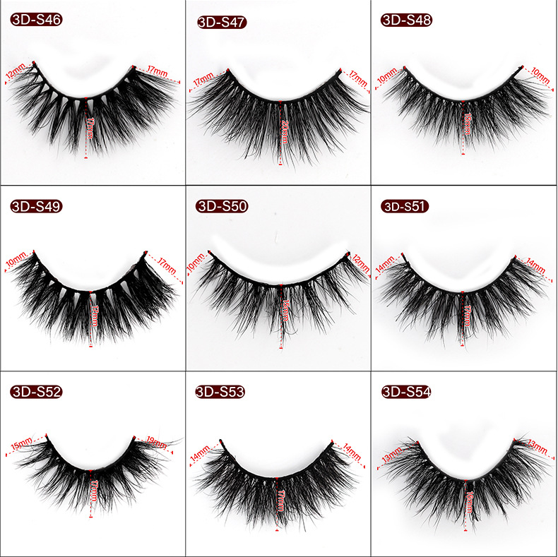3D mink false eyelashes, multi-layered and thick crossed eyelashes shanilak pic 7