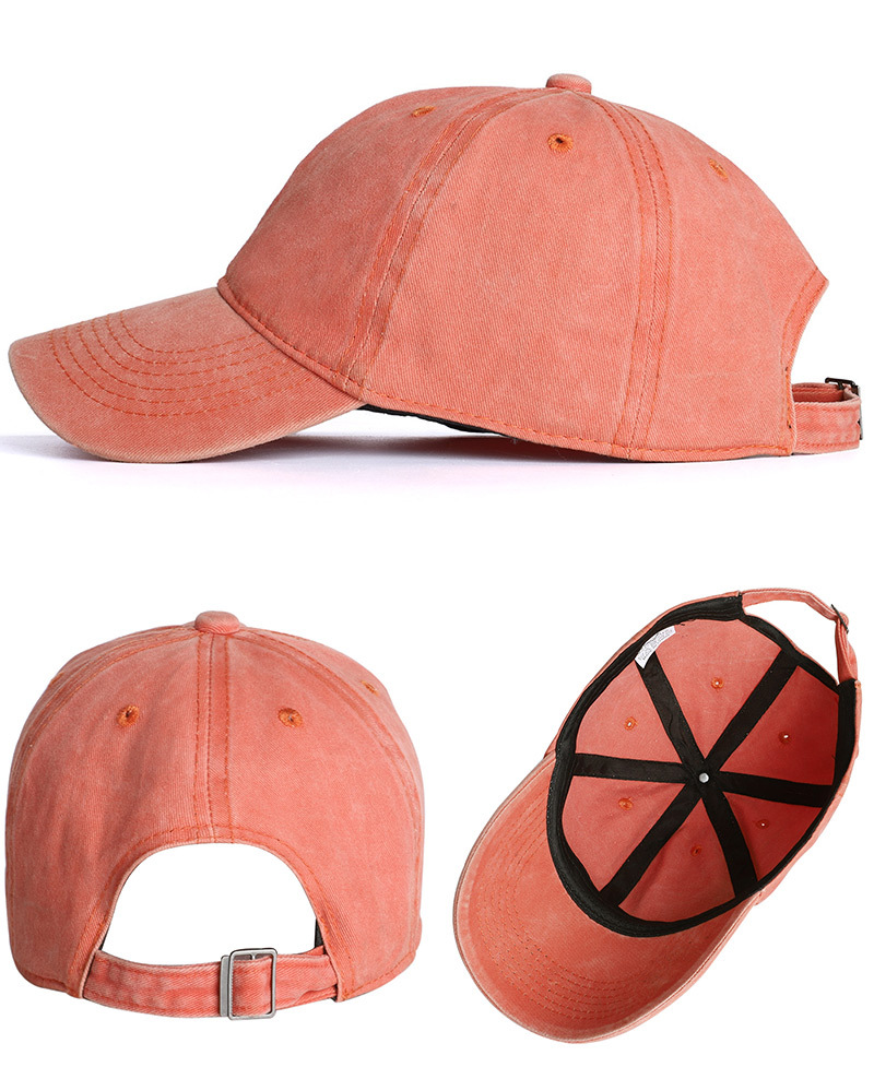 2020 Spring and autumn washed cotton hats, summer outdoor baseball caps, washed baseball caps, polished and aged denim sun hats pic 10