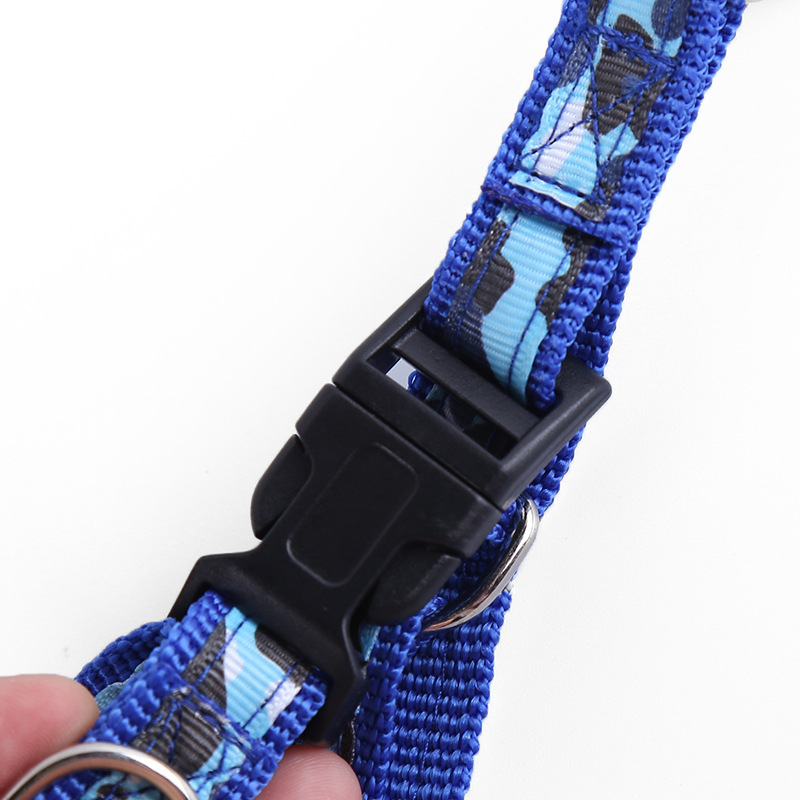 Camouflage dog leash, chest and back strap, comfortable and breathable, strong and durable dog chain manufacturer wholesale pic 14