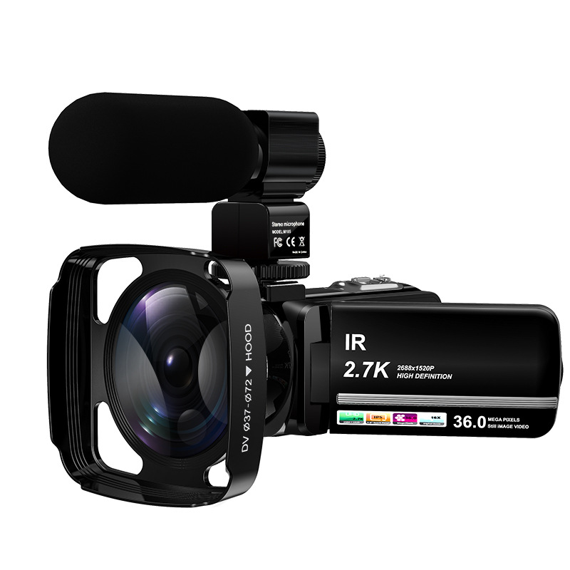 跨境4k高清数码摄像机手持拍摄电子防抖数码相机户外运动dv摄像机详情2