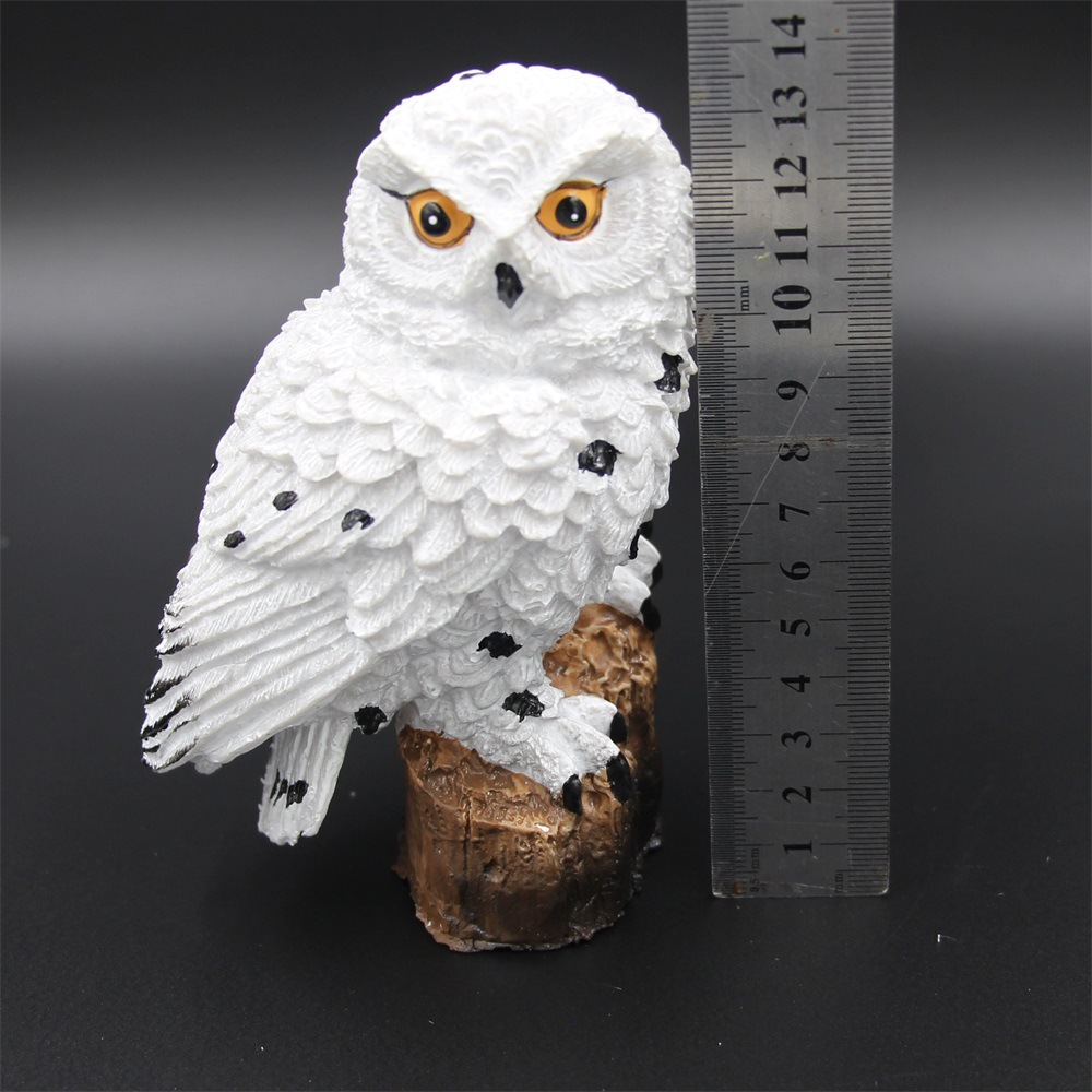 Solar owl lamp, resin garden lamp, outdoor waterproof courtyard landscape decoration, led lawn ground insert lamp pic 11
