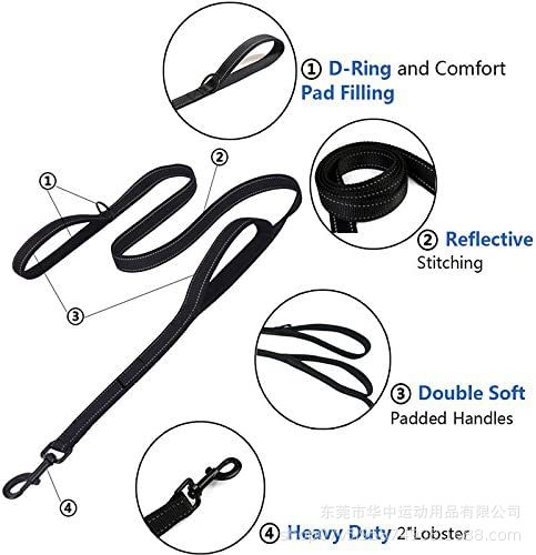 宠物狗狗牵引绳狗链子双牵引绳遛狗绳用品神器双层双牵引绳详情1