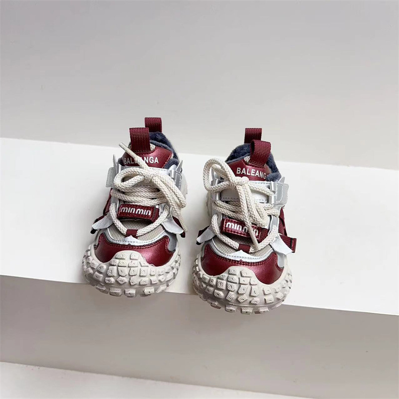 2024冬季新款小儿童鞋男女小童加绒保暖鞋1-3岁宝宝舒适运动鞋潮详情9