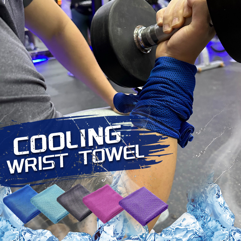 纯棉运动毛巾加长30*110cm健身房跑步运动巾瑜伽毛巾吸汗巾定制详情1