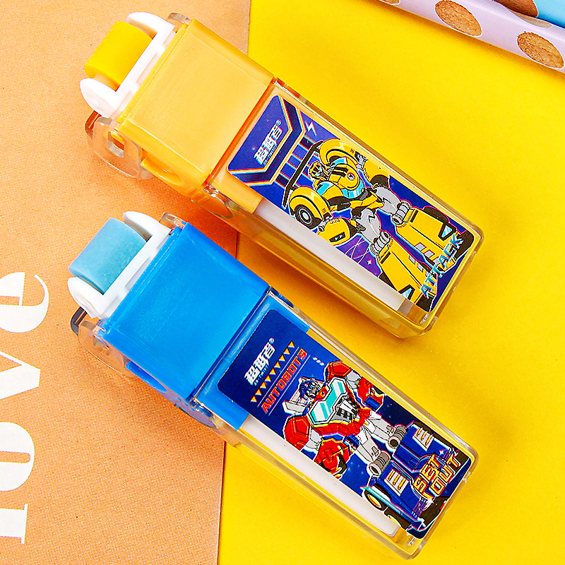 滚轮橡皮擦小学生像皮擦不留痕变形汽车人造型橡皮擦无碎屑橡皮擦详情6