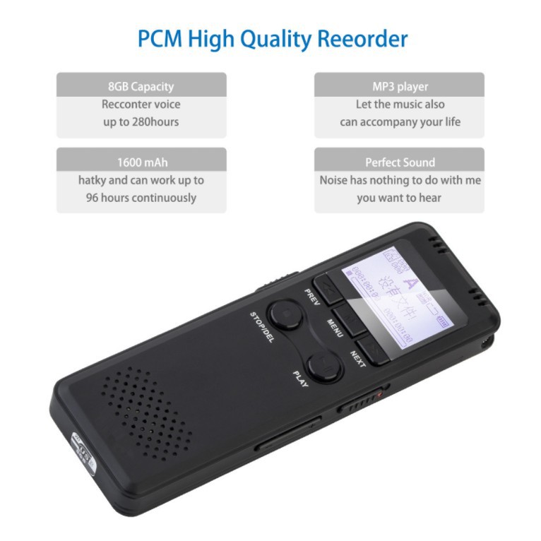 The 32G digital voice recorder supports MP3 players, meetings, classrooms, interviews, cross-border e-commerce and business pic 11