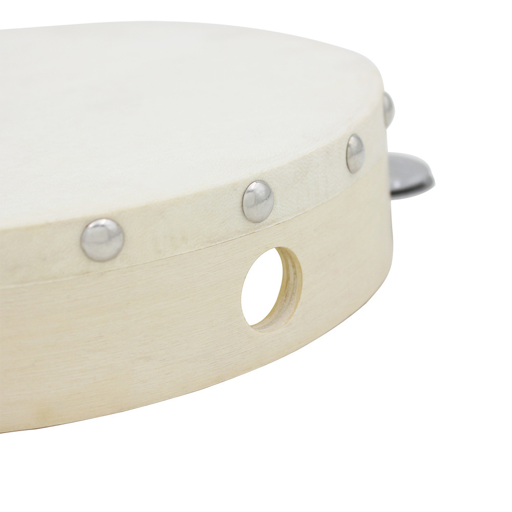 批发8寸手摇铃鼓奥尔夫打击乐器木质铃鼓儿童舞蹈教具手拍鼓乐器详情10