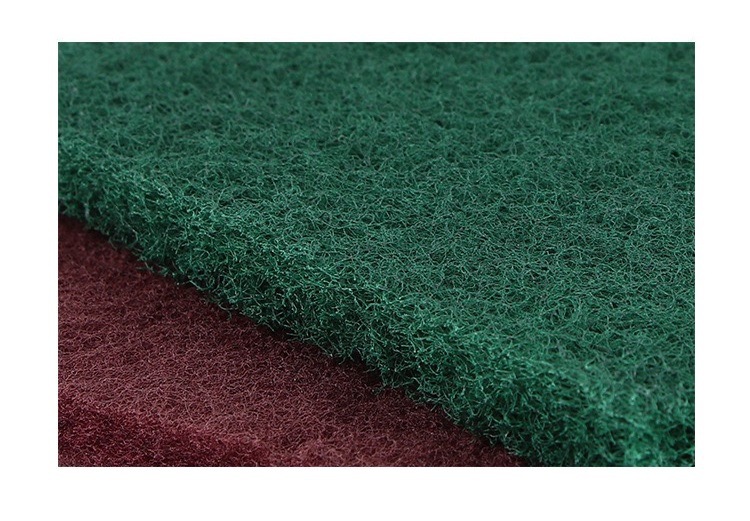 Supply 8698 industrial scouring pad, 7447 thickened grinding brushed cloth, emery grinding and polishing nylon scouring pad pic 11