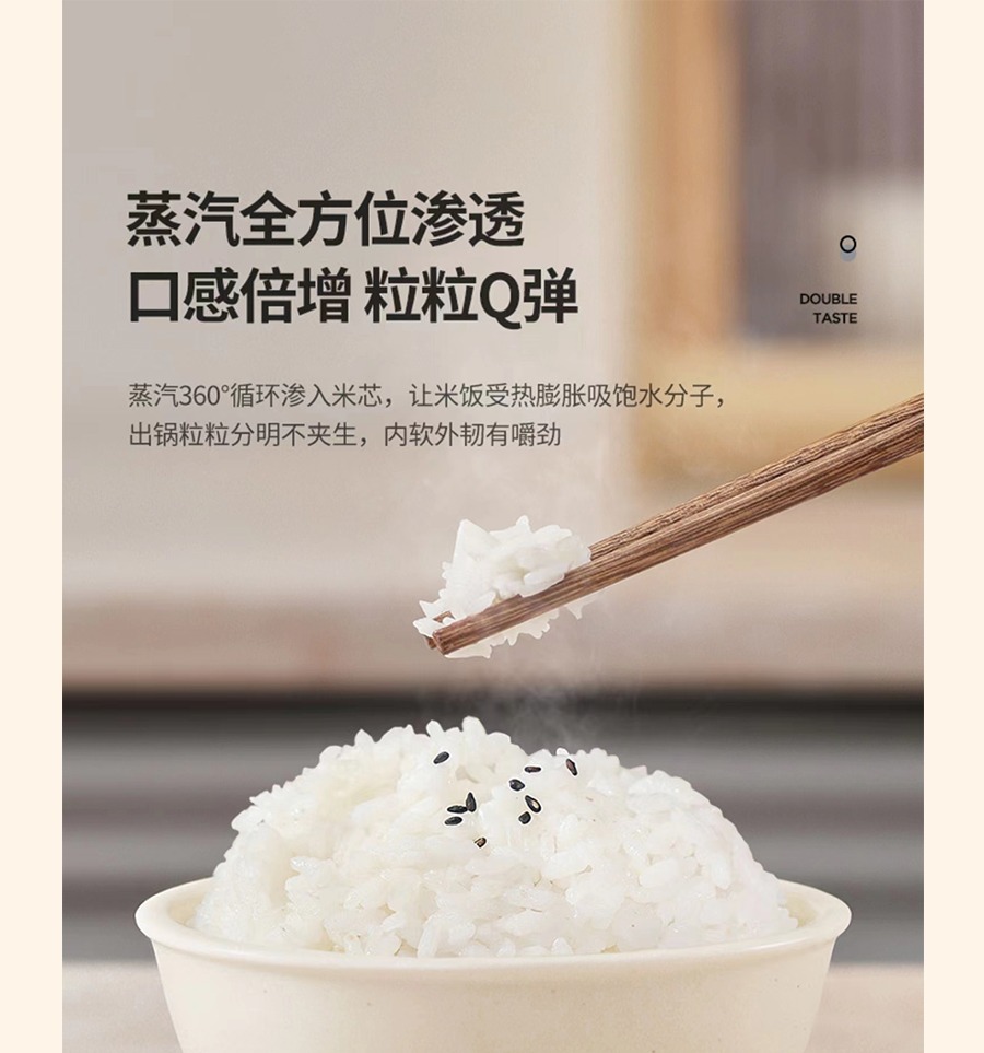 gioia焦亚小型家用电饭煲陶瓷釉米汤分离小型养生锅家用2L电饭锅详情12