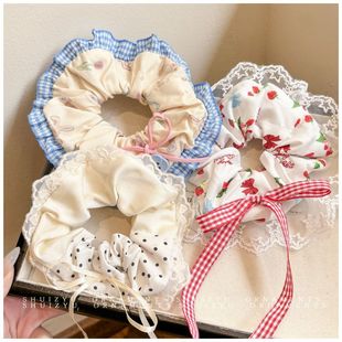 简约耐用橡皮筋女扎头发绳高弹力不伤发头绳发饰时尚马尾发圈头饰详情2