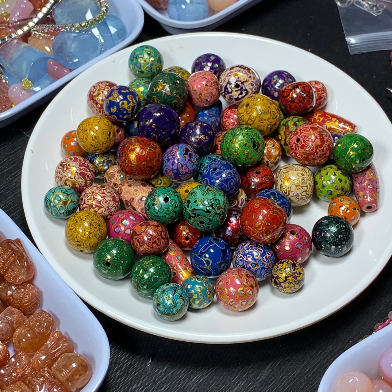 可塘世家【直播专用】 配饰diy手链吊坠戒指水晶海蓝宝草莓晶摆件详情9