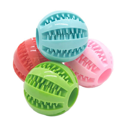 Amazon cross-border pet toys Dog teething and biting balls, dog biting balls, food leakage balls, tpr vocal toys, Ximu pic 12
