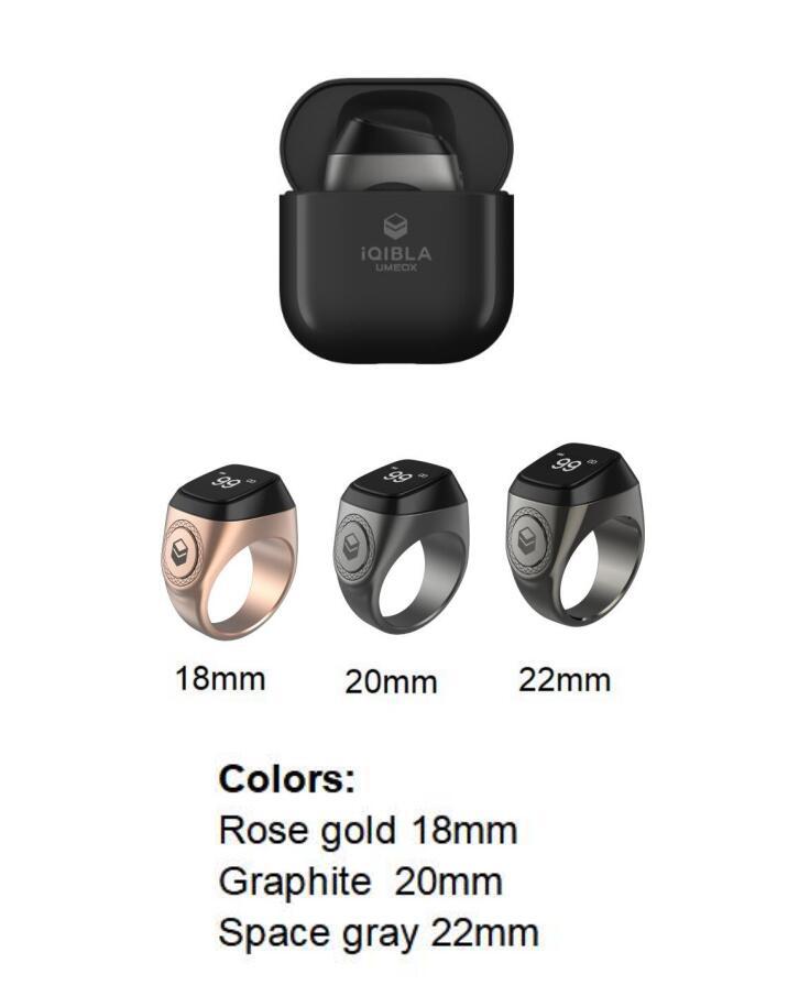 m02pro Metal Smart Bluetooth ring counter iqibla zikr ring counter tassbee pic 2