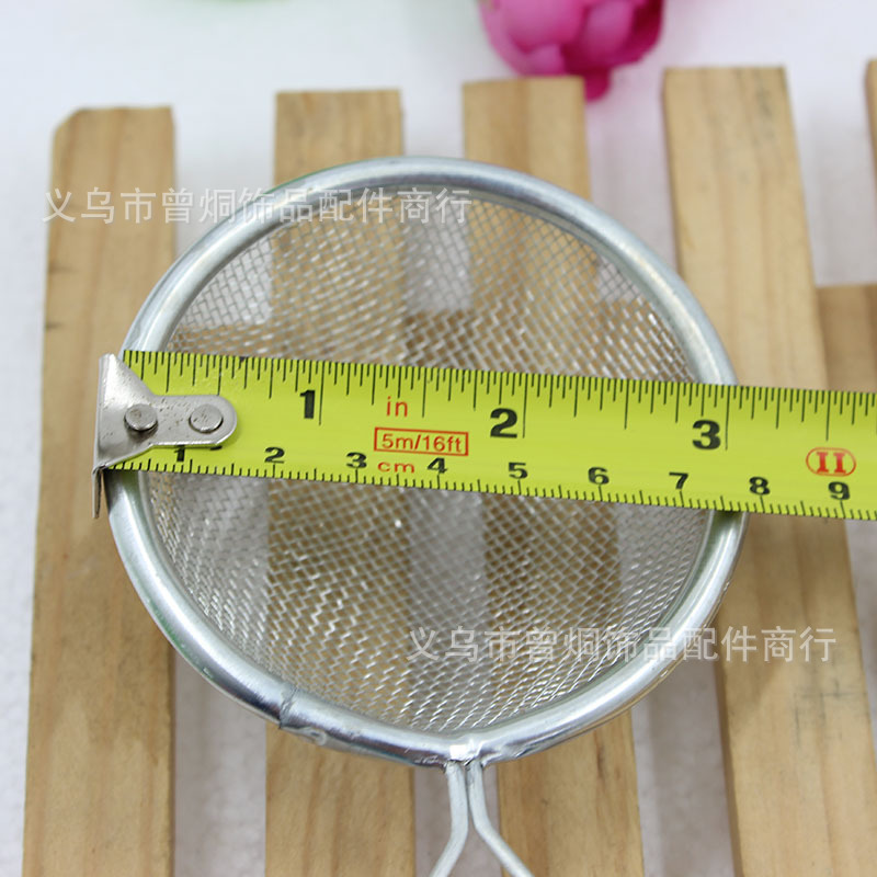 The manufacturer supplies 1-yuan oil net No. 8 electroplating oil drain spoons, soy milk filter spoons, 1-yuan stores, daily necessities, street stalls, street stalls pic 7