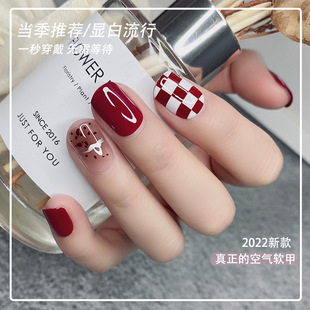 Maxfine穿戴甲美甲片批发指甲贴片温精灵饰品纯欲成品手工穿戴甲详情3