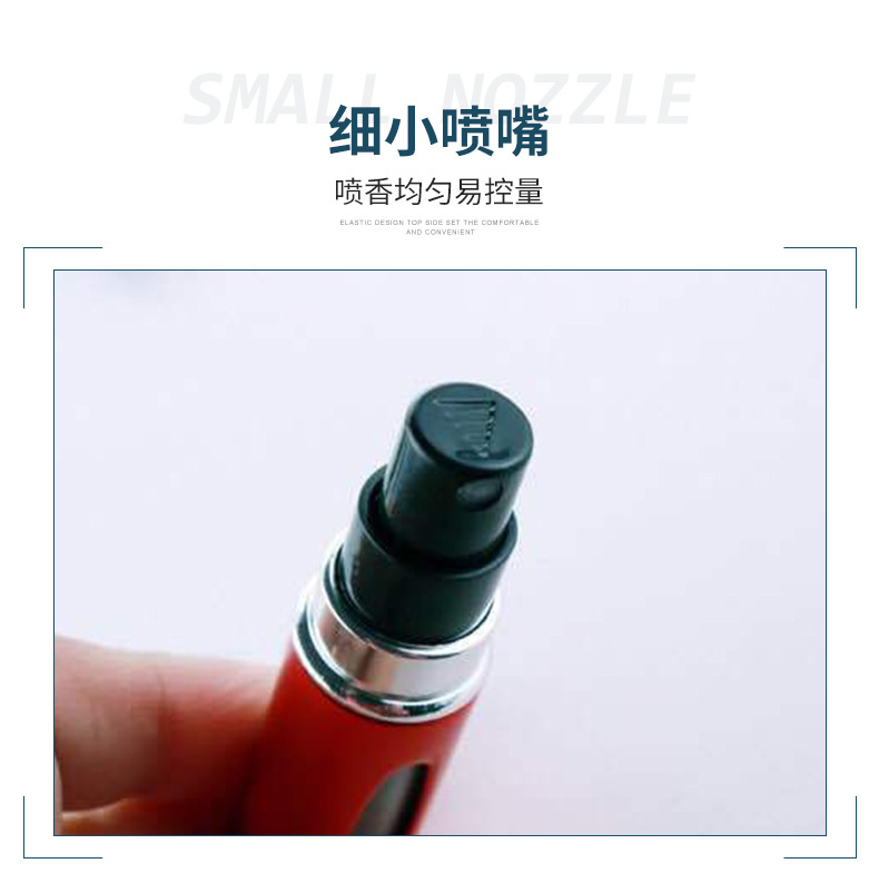 5ml travel perfume dispensed bottle bottom filling mini portable sample spray empty bottle round head self-pumping perfume bottle pic 8