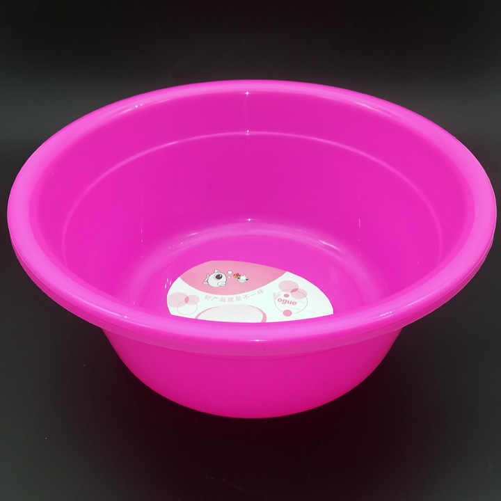 I1942 8233加深小圆盆 洗衣盆塑料盆洗脸盆日用百货两元店批发详情7