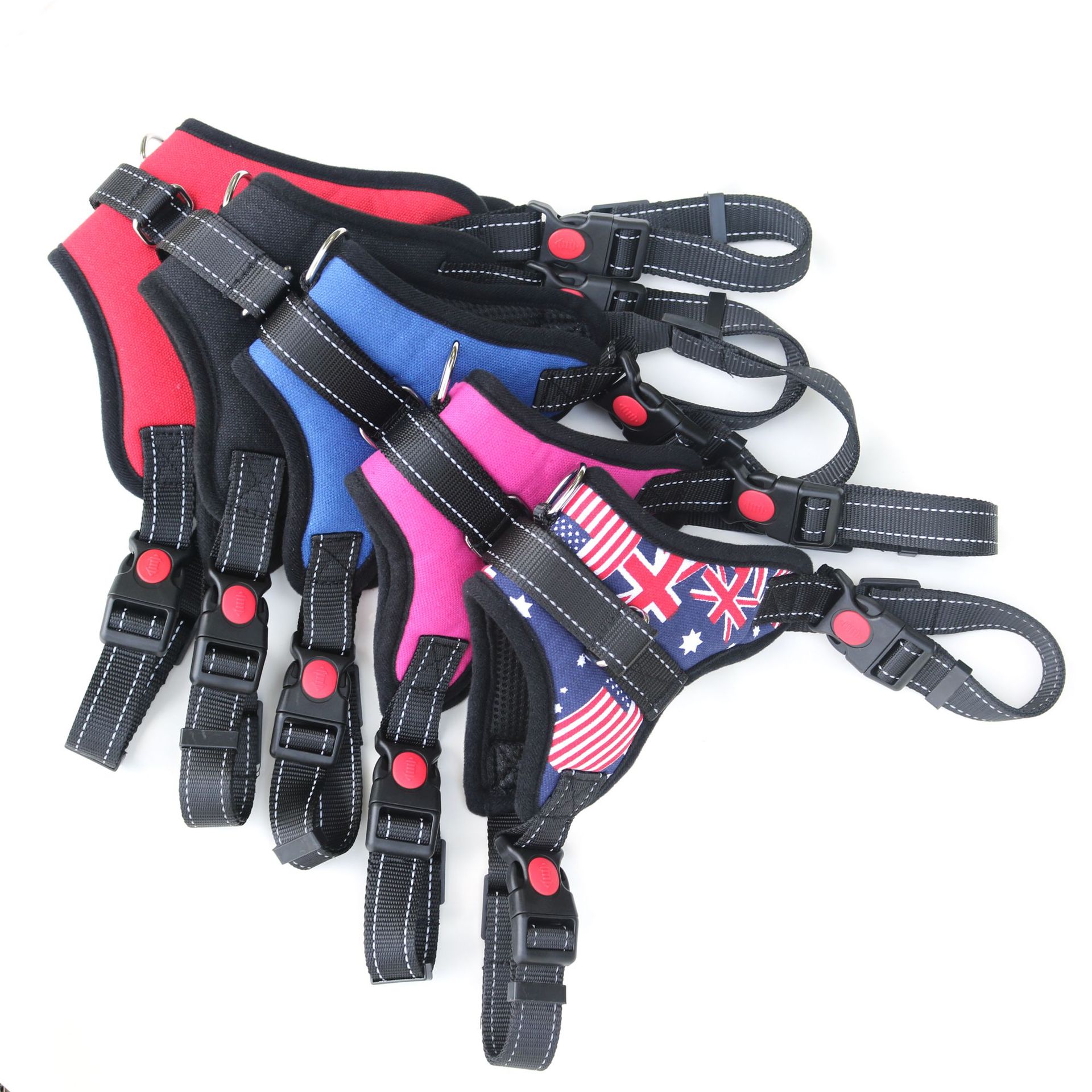 Pet leash, vest type harness, dog chest harness, chest harness, dog chain, explosion-proof dog leash pic 2