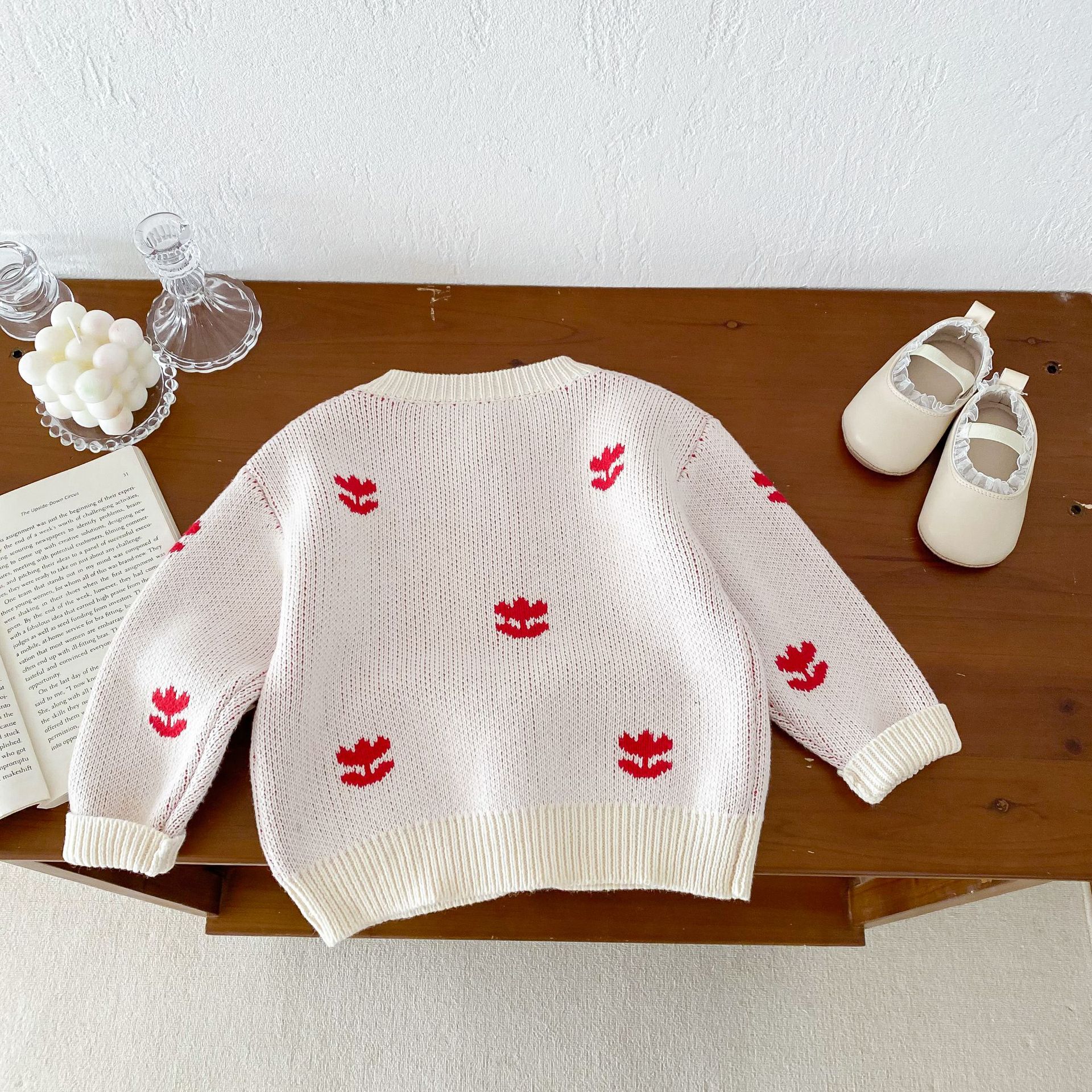 2024秋季新款中小童衣服韩版童装毛衣外套女童拼色公主针织开衫详情21