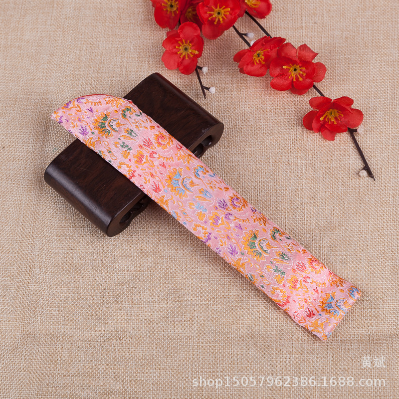 精品女扇扇套精美图腾扇袋古典扇子配饰厂家直销 礼品扇袋批发详情3