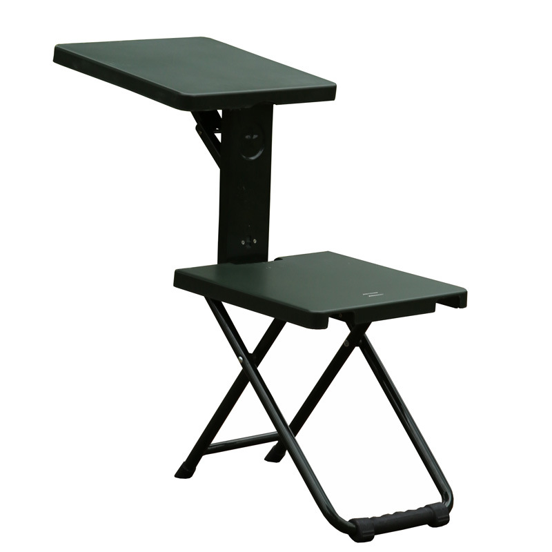 Folding chair, multi-functional folding stool, outdoor stool, portable individual soldier study chair, writing chair pic 1