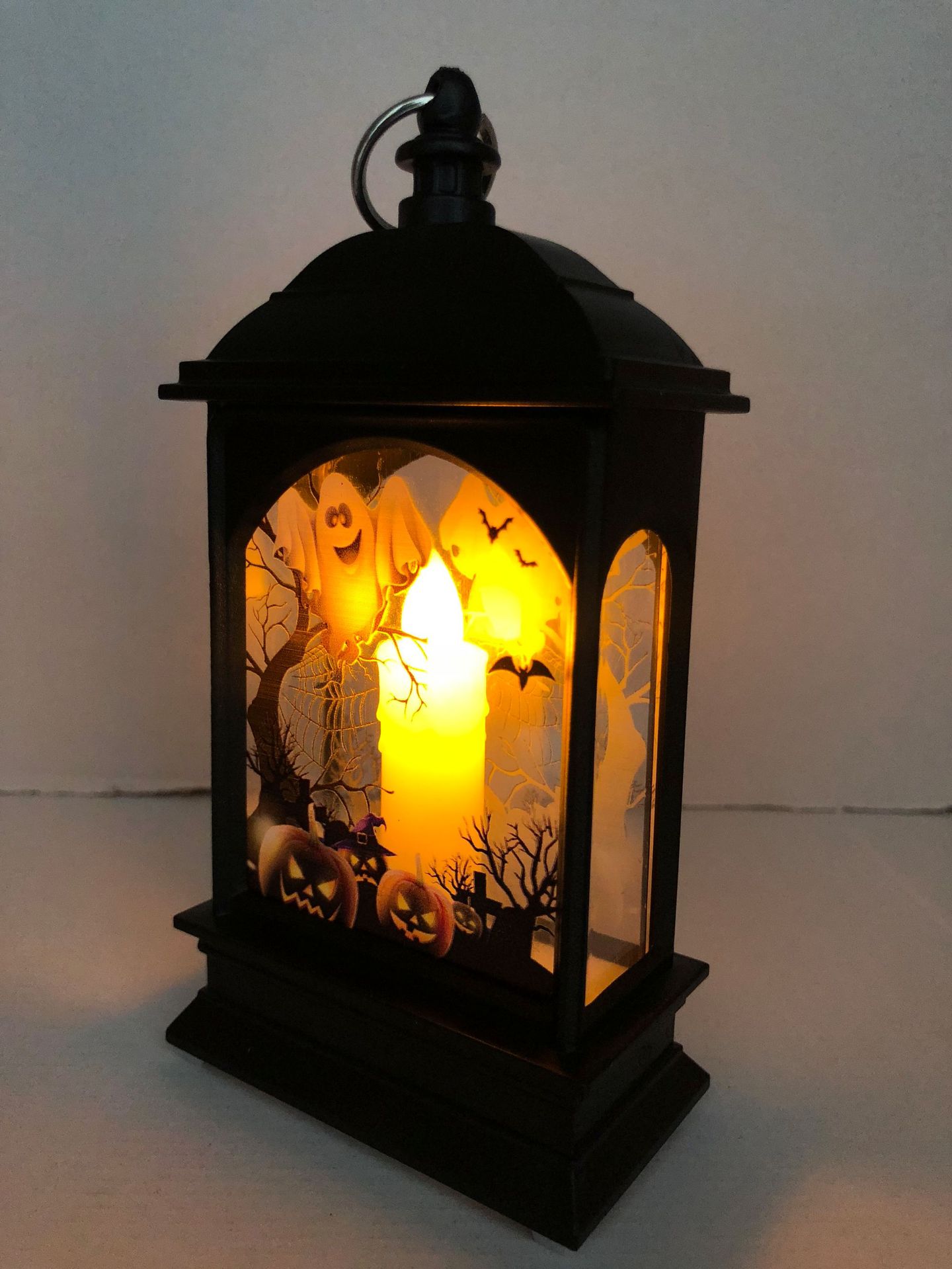 Halloween Ghost Festival, Skull Ghost, Witch Castle simulation scene decoration, flame wind lights, LED night lights pic 7