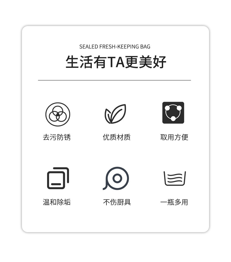 Paolijing range hood cleaner, a powerful kitchen cleaner and cookware refurbishment bubble powder pic 2