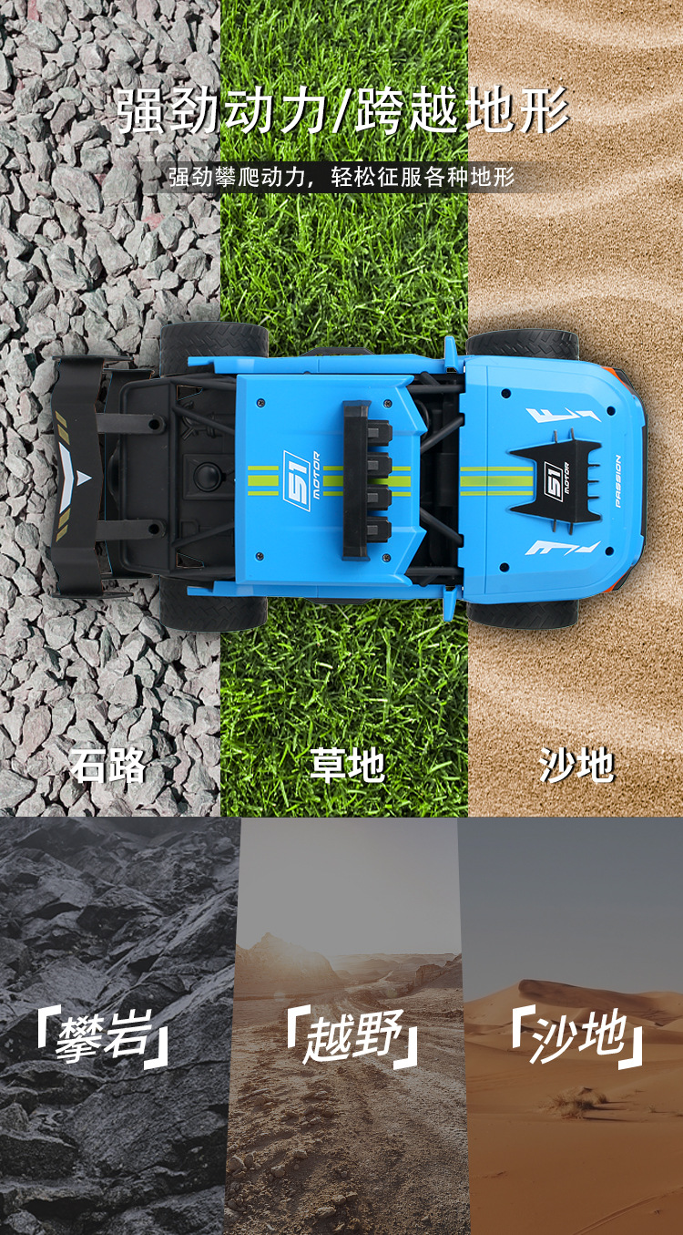 2.4G simulation Mercedes-Benz G-class plastic body high-speed remote control car pic 4