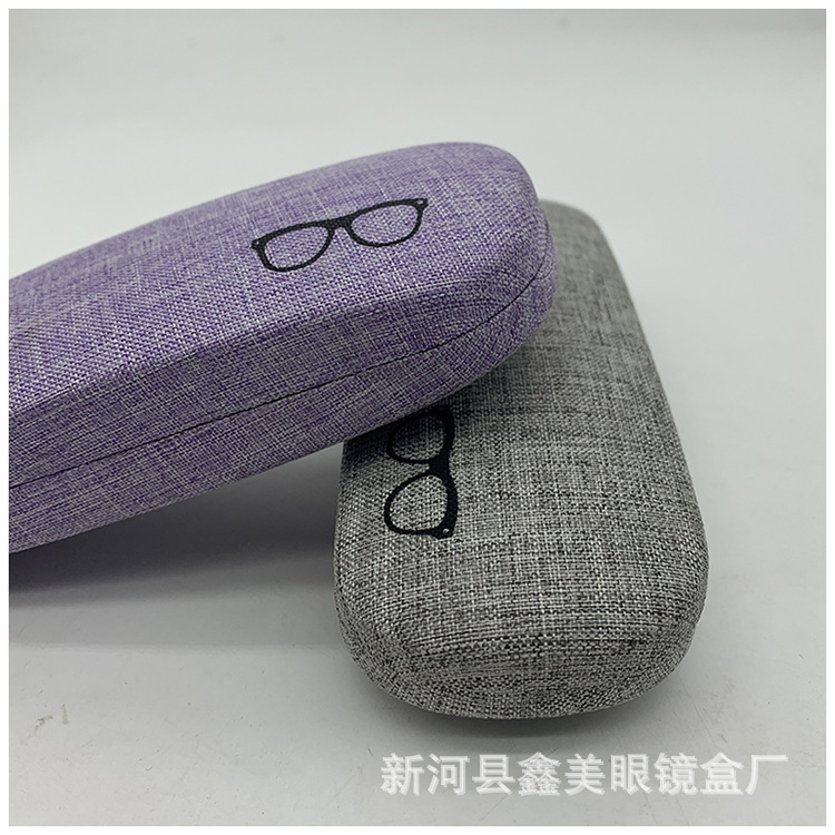 Iron eyeglass cases, linen small eyeglass cases wholesale, myopia eyeglass cases, eyeglass cases can be made with logos pic 5
