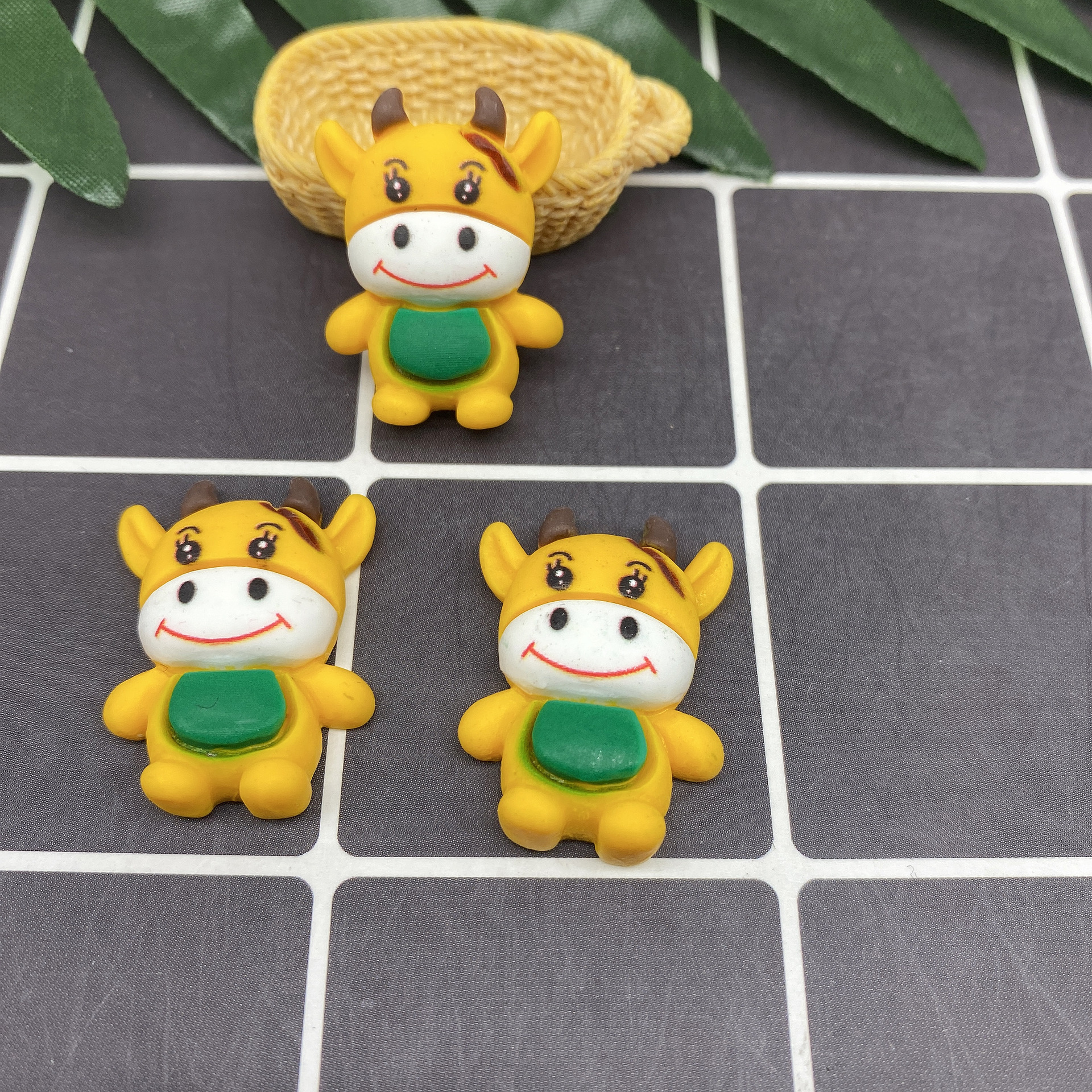 树脂配件饰品帽子贴片史莱姆内放DIY日韩风哑光笑脸厂家直销详情21