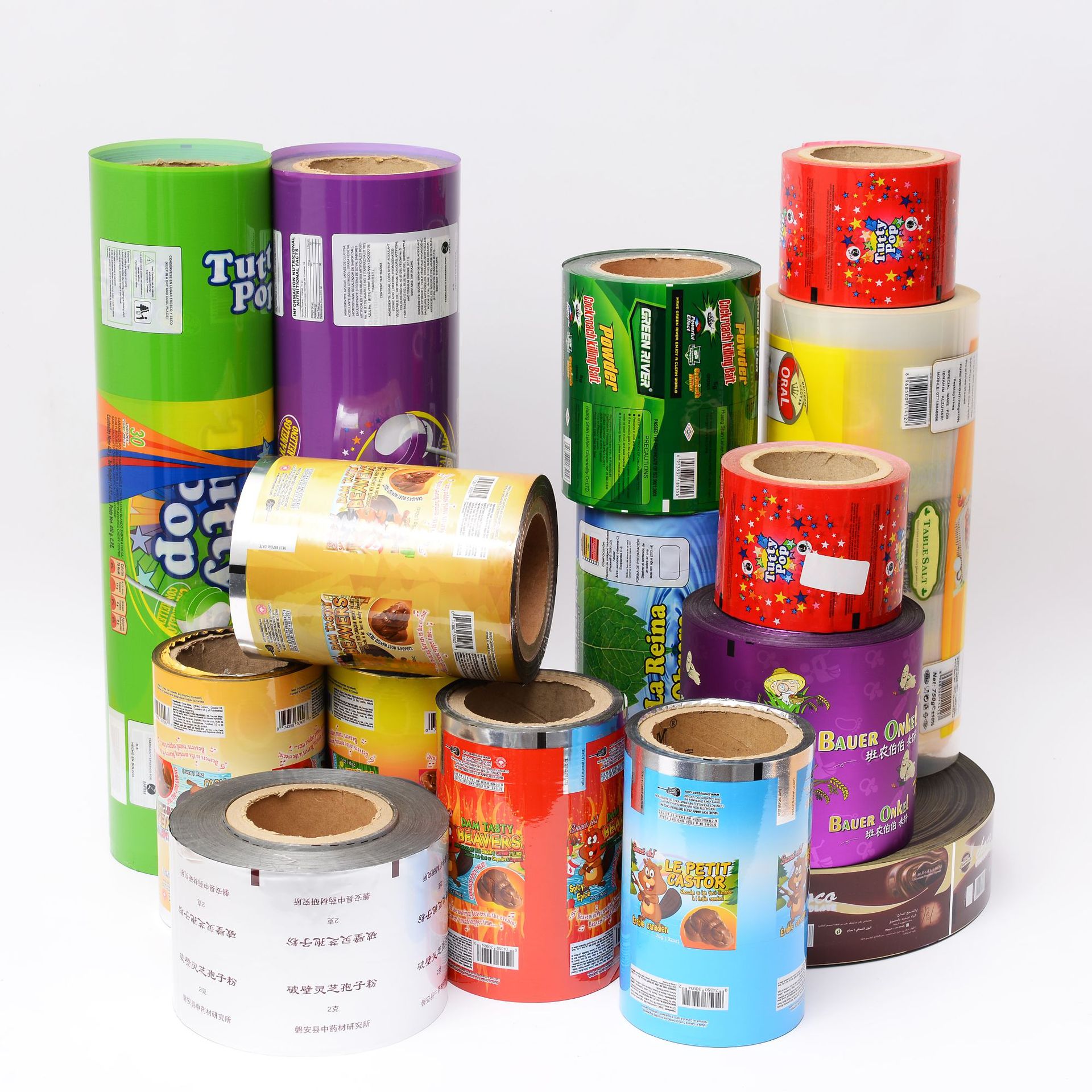 Advertising film, food packaging roll, white film, automatic packaging machine, roll film, transparent plastic sealing protective film can be customized pic 9