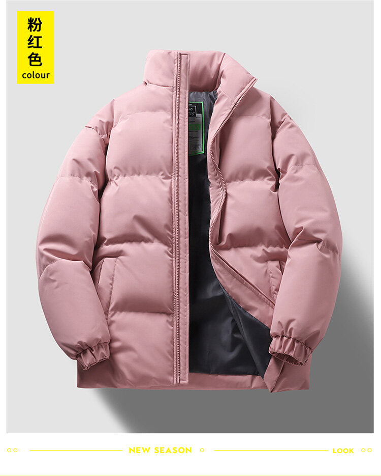 新款冬季加厚款运动外套男时尚潮流立领长袖棉服保暖舒适休闲棉衣详情12