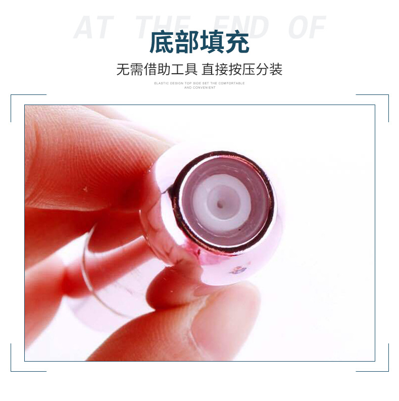 5ml travel perfume dispensed bottle bottom filling mini portable sample spray empty bottle round head self-pumping perfume bottle pic 11
