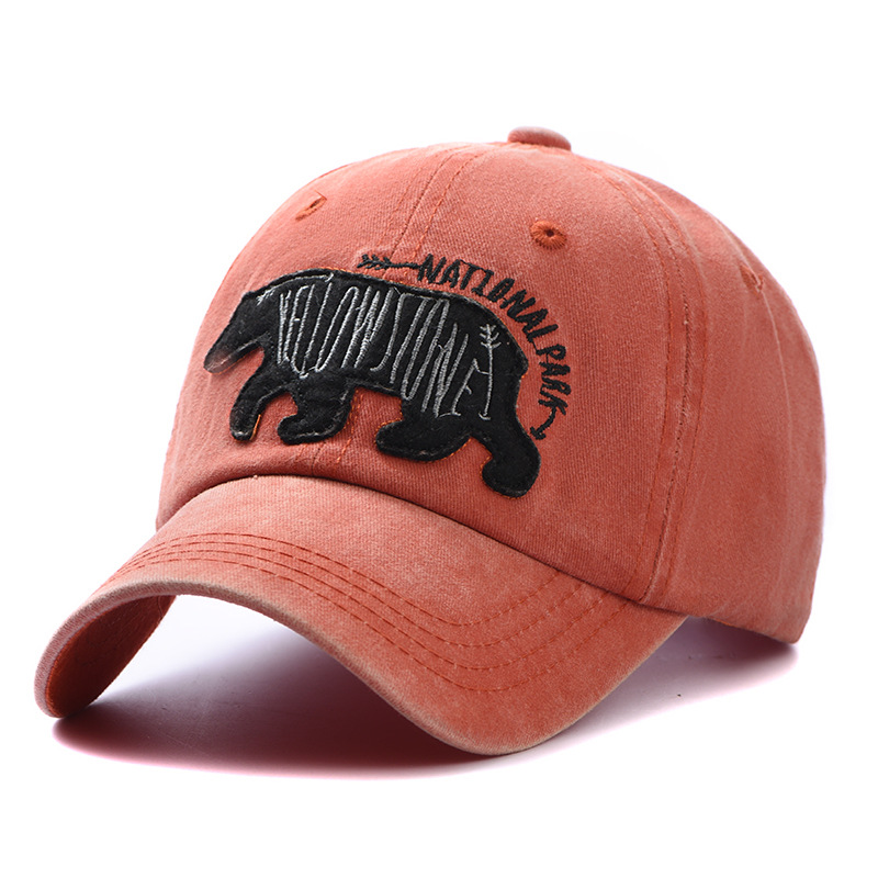 2021春秋季新款水洗棒球帽成人做旧破洞休闲男士帽子户外鸭舌帽女详情5