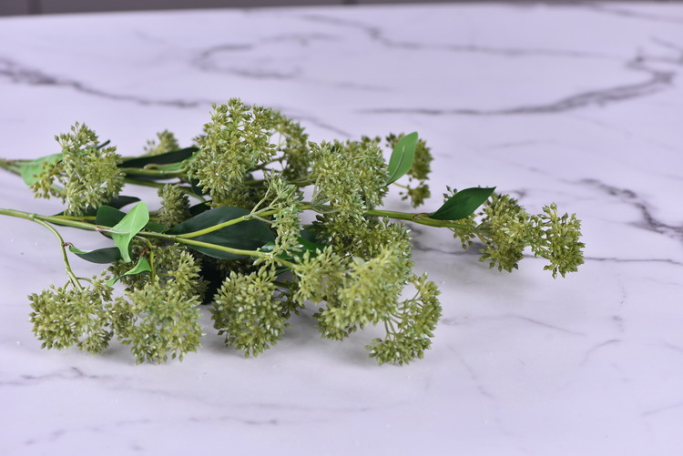 Artificial flower bouquets, flower arrangements, green plants, Dingding grass, artificial flowers, living room ornaments, decorative items, plastic flowers, photography props, silk flowers, artificial plants pic 13