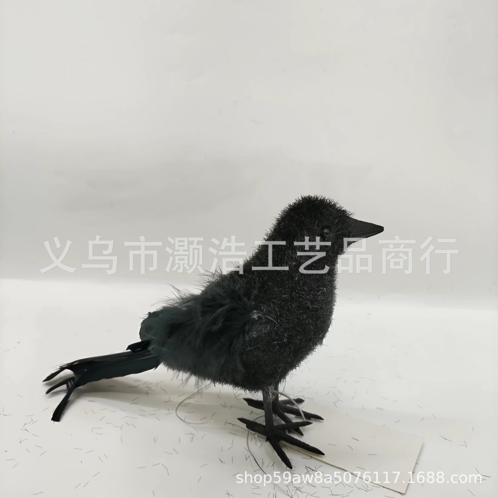 源头厂家供应黑白天鹅仿真装饰工艺品羽毛泡沫材质高级新颖道具等详情8