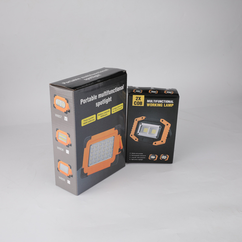 New LED high-brightness solar floodlight, USB charging, mobile and portable, strong magnetic adsorption emergency lighting handheld lamp pic 12