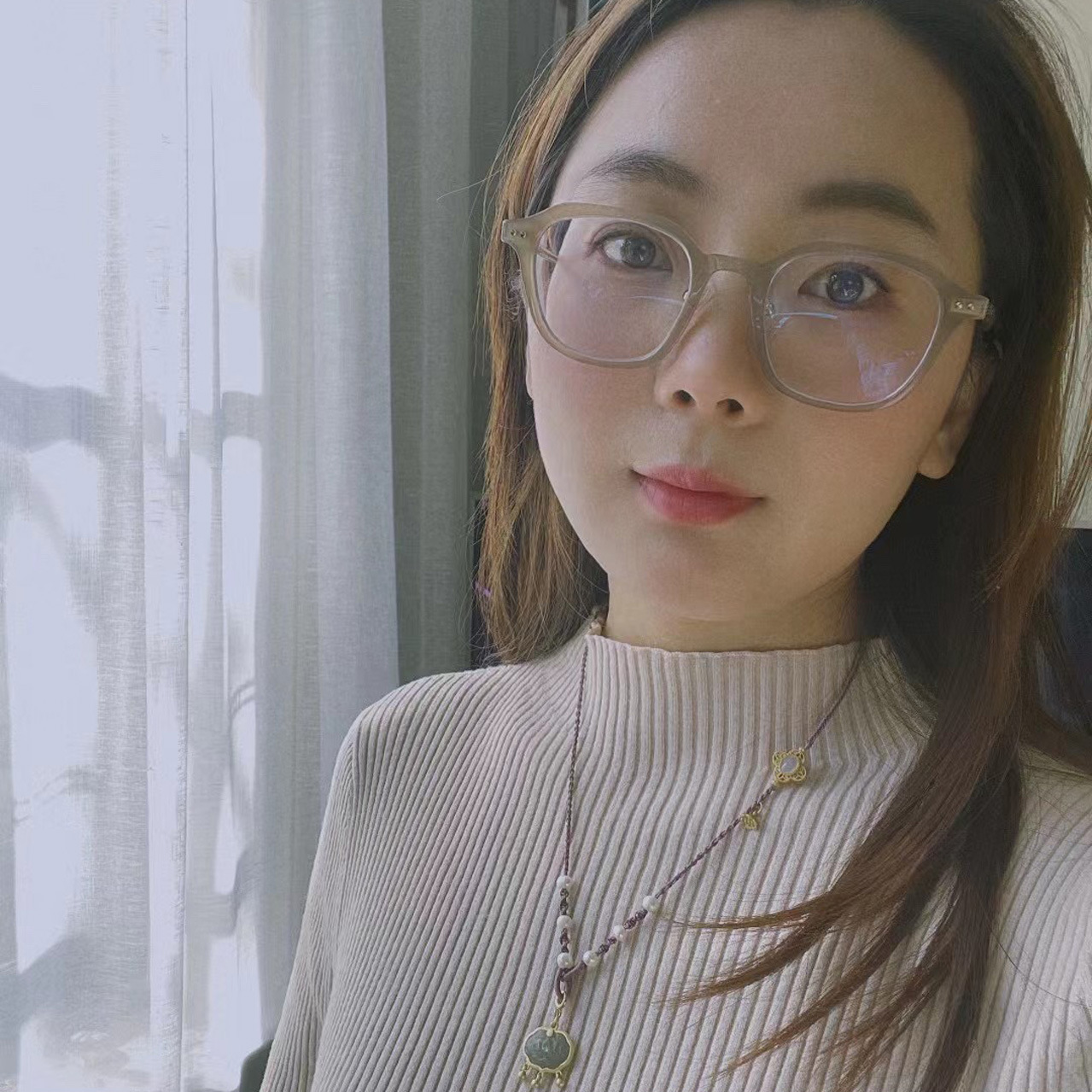 Natural Hetian jade lotus lock pendant necklace, hand-woven freshwater pearl collarbone chain for women, fashionable and versatile pic 7