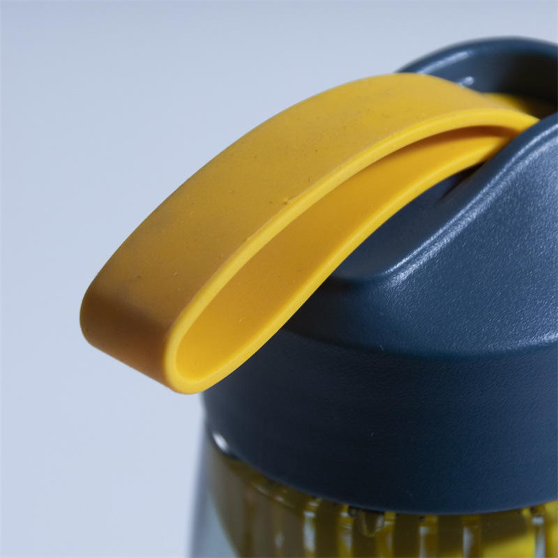 Shanghe Lock&Lock high appearance level, simple and portable plastic space cup, male and female students, filter for making tea, summer hand-held large-belted water cup pic 1