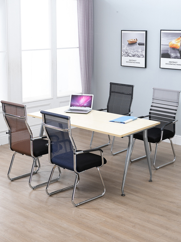 Simple office chairs, computer chairs, home student and staff conference chairs, bow-shaped mesh chairs, mahjong chairs, dormitory backrest seats pic 6