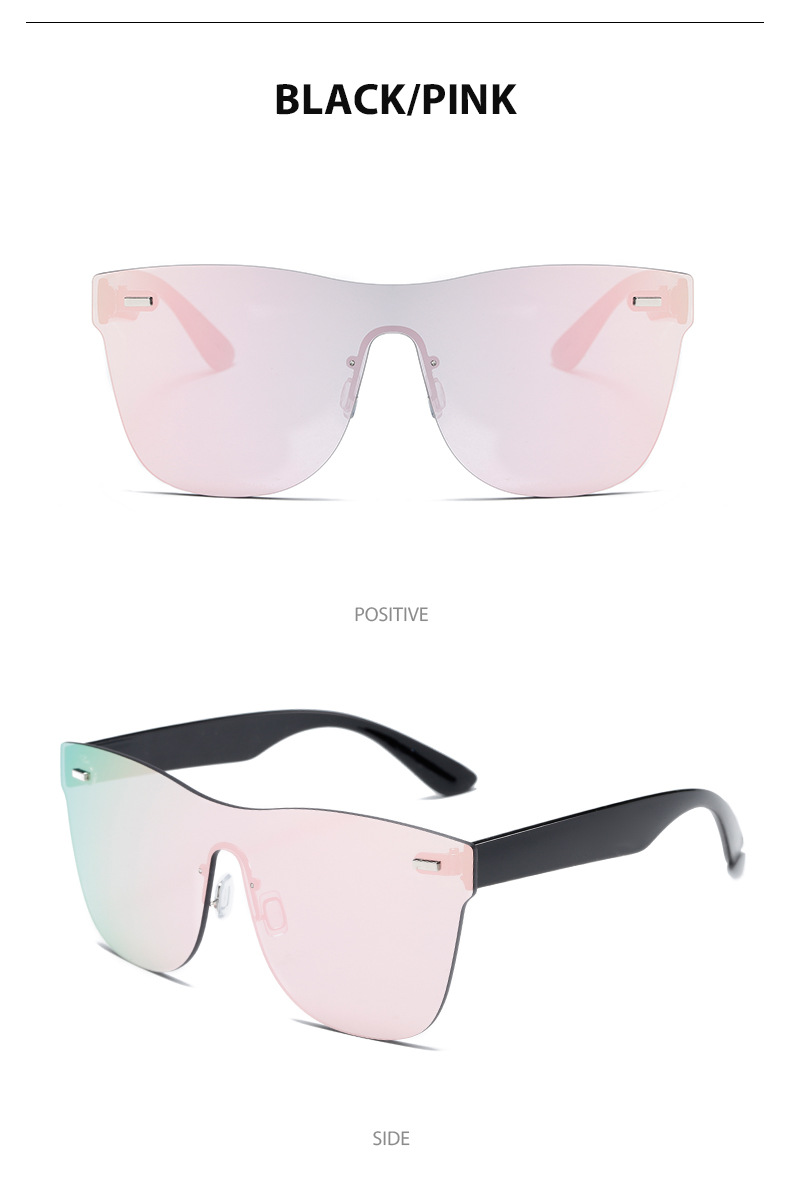 8213 Frameless one-piece lens sunglasses for men and women, cycling, sports and fashion, European and American cross-border Amazon UV400 trend pic 16
