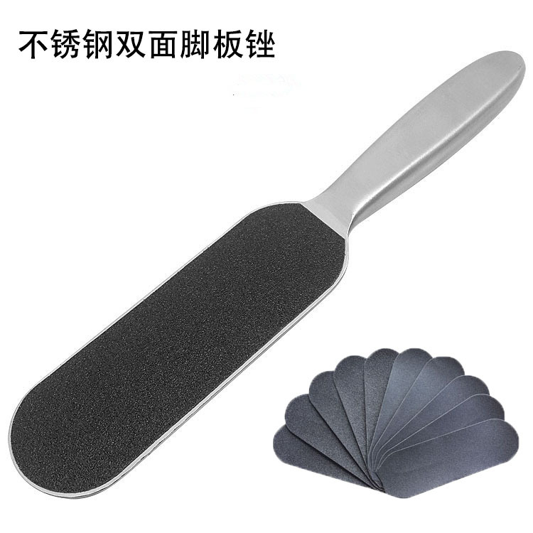 In stock: stainless steel foot pads of various sizes, double-sided frosted foot pads, foot trotters, foot grinders, sandpaper files, shanilak pic 2
