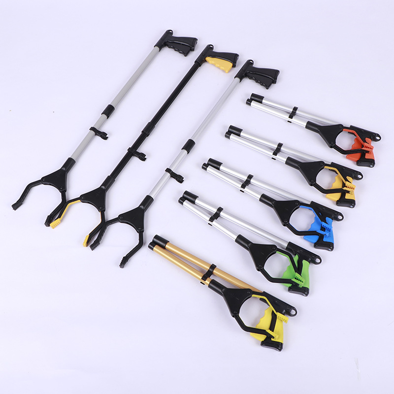 Foldable garbage collector for sanitation, cigarette butt picker, garbage collector, sanitary garbage tongs with magnets, garbage tongs pic 19