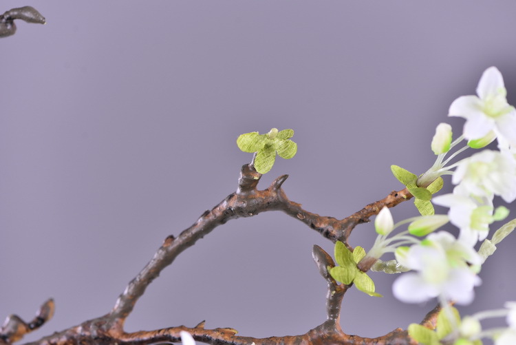 Factory wholesale of high-end artificial flowers, artificial purple rosewood flowers, soft decoration floral art for hotel and homestay model rooms, and artificial locust flowers pic 26