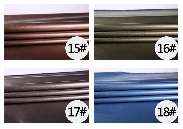 Yikelong Environmental Protection Decorative Leather Hotel soft Packaging Material Factory wholesale artificial leather with a rough base pu leather in stock pic 7