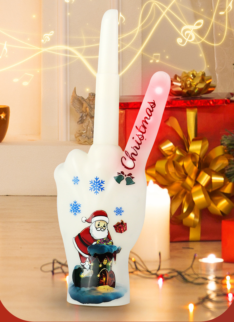 跨境儿童玩具圣诞手指趣味解压伸缩圣诞节搞怪创意玩具万圣节礼物详情7