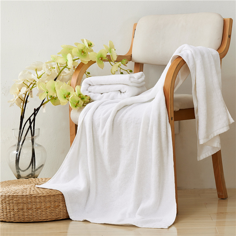 Factory supply of 16-count spiral plain woven pure cotton hotel towels, beauty salon bath towels, hotel and homestay wholesale square towels pic 57