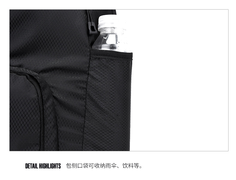 束口收纳袋大容量运动抽绳多功能篮球包干湿分离游泳包旅游双肩包详情30