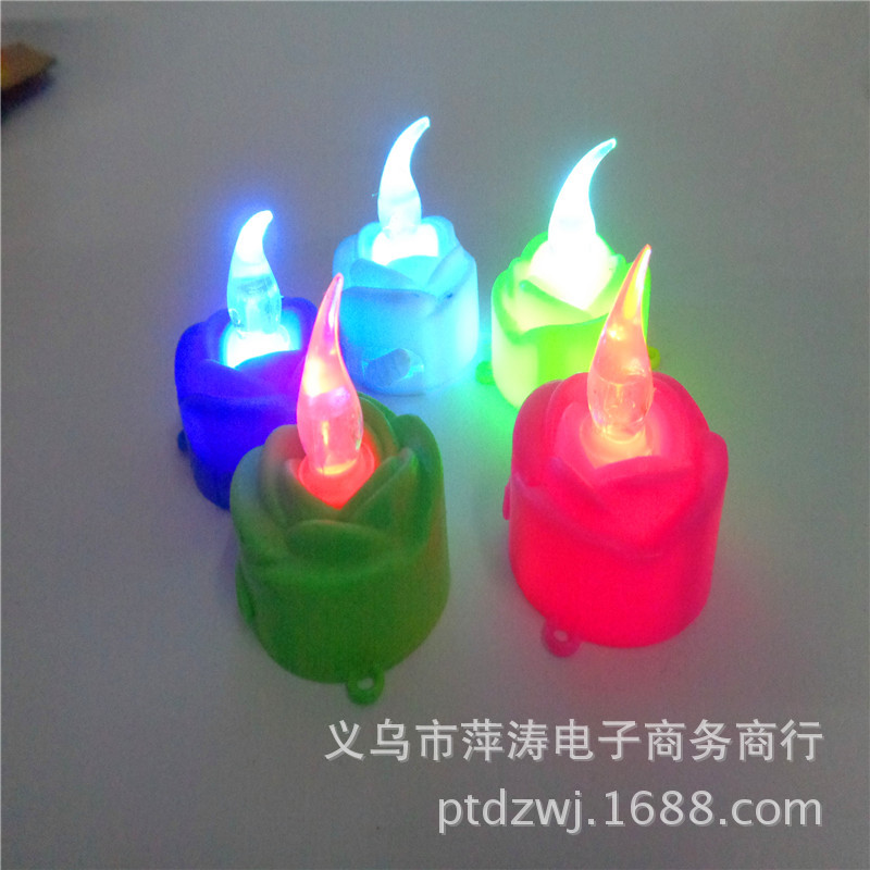 Scan to get a free toy, illuminated creative gift, candle, romantic LED night light. Hot sales at street stalls, factory direct sales pic 2