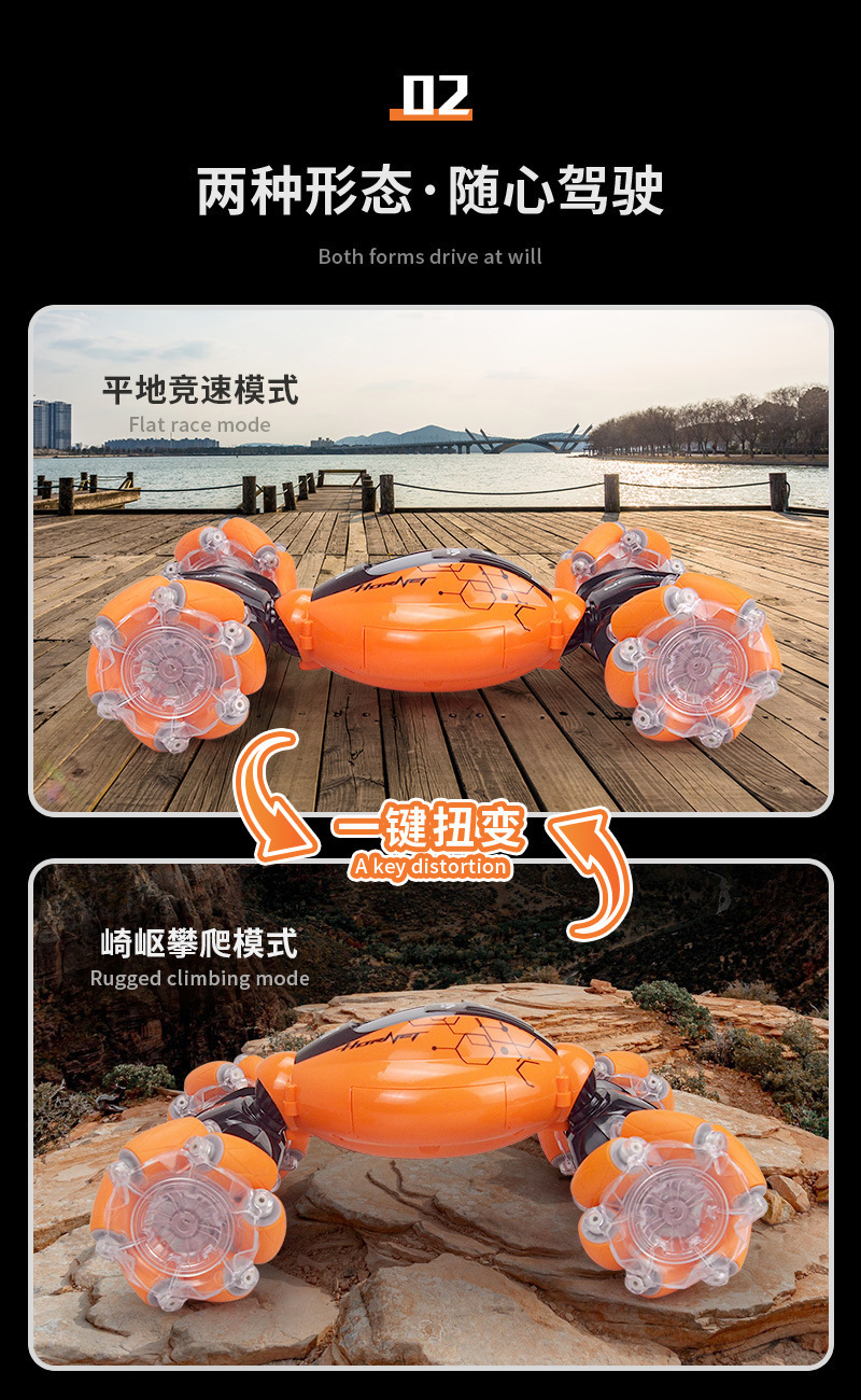 特技遥控充电2.4G开车门跑车男孩汽车模招生礼品儿童玩具批发详情16